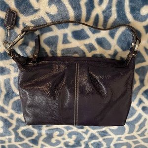 Coach Blue Patent Mini Bag